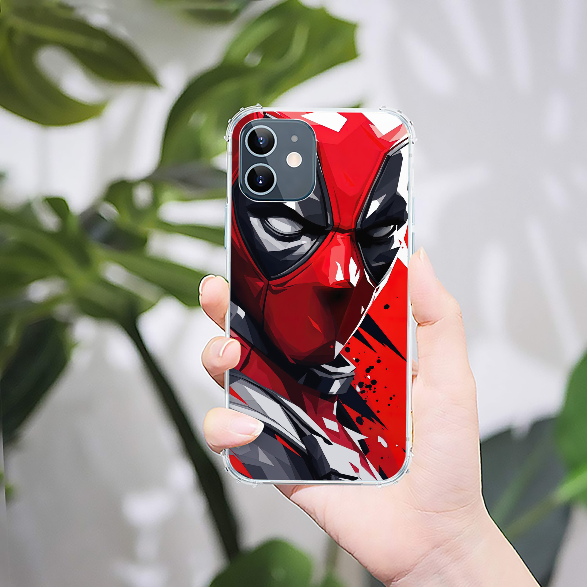 （画像用） Deadpool デッドプール 【iPhone 12シリーズ対応】透明スマホケース（クリアソフトケース）